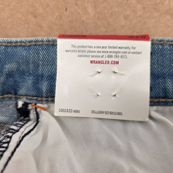 Wrangler Mens Relaxed-Fit Bootcut Jeans Denim Blue Size 44 x 32 112326188 - Picture 5 of 11